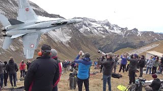 AXALP 2021 The Greatest AvGeek Show on Earth Spectacular Swiss AirForce Live Firing [upl. by Siradal19]