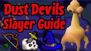 OSRS  Dust Devils  Ice Burst  Range  Slayer Guide  Catacombs of Kourend [upl. by Yromem]