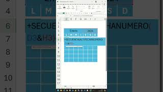 Calendario Dinamico En Excel [upl. by Danby]