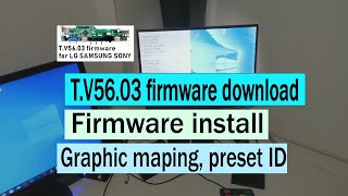 how to download TV5603 all resolution firmware  lvds lcd tv card software [upl. by Aiahc]