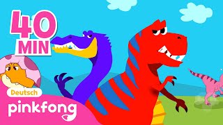 Wir sind die Dinosaurier  Dinolied  Baby Shark Deutsch  Pinkfong Baby Hai Kinderlieder [upl. by Shannen]