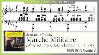 SchubertTausig Military March Horowitz 19851942 [upl. by Simaj]