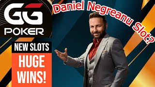 New Daniel Negreanu Slot Machine Huge Wins Testing GG Pokers Newest Slots [upl. by Lanita]