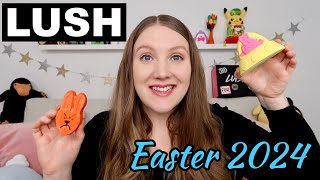 Lush Easter Bath Product Haul 2024  Spring Must Haves [upl. by Annaehs]