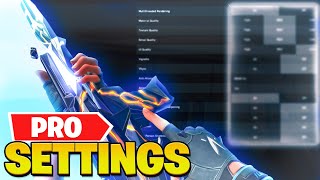 BEST PRO VALORANT SETTINGS Improve Aim FPS amp More [upl. by Mcgray]