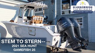 Stem to Stern2021 Sea Hunt Gamefish 25 [upl. by Ramiah174]