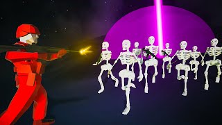 Massive SKELETON INVASION Protects the Temple in Ravenfield Haunted Mode [upl. by Dempstor]