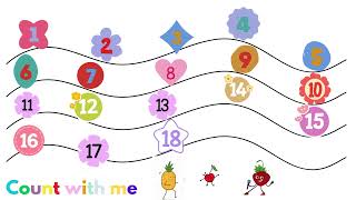 Number Song 120 for Children Learn counting 123 Number song Counting from 120 Learning Video [upl. by Weissmann]