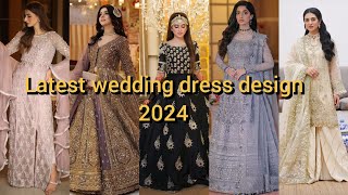 wedding dress design 2024wedding dress design for girl 2024shadi dress designparty dress for girl [upl. by Udele]