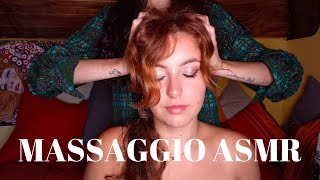 ASMR ITA  MASSAGGIO RILASSANTE E COCCOLE💆🌸 SCALP MASSAGE FACE BRUSHINGWATER SOUNDS [upl. by Ynaffat108]