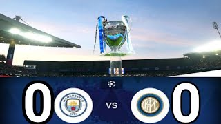 Manchester City Vs Inter Milan 00  UEFA Champions League 2024  Match highlights [upl. by Lucita587]