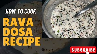 Rava dosa recipetamil cookrecipevaarnan [upl. by Nashom486]