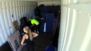 20ft Moving Containers  Perth to Sydney with Car  Time Lapse [upl. by Harad]