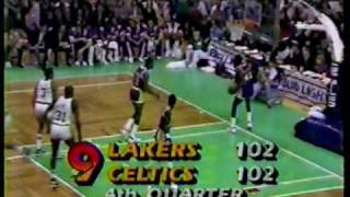 198485 Lakers  Celtics 4th Quarter Chick Hearn [upl. by Ahsel]