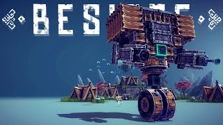 Besiege Best Creations  Fallout Securitron  Bridge Building Vehicle amp More [upl. by Jurkoic180]