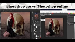 Photoshop Cs6 Vs Photoshop Online Used Now [upl. by Sigismond678]