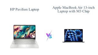 HP Pavilion vs Apple MacBook Air 2024  Full Comparison 📊💻 [upl. by Nyvrem431]