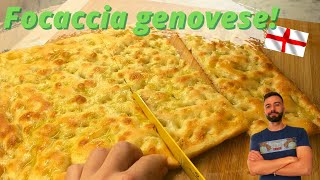 LA MIA PRIMA FOCACCIA GENOVESE o almeno ci provo 🤓  RICETTA COMPLETA [upl. by Pleione]