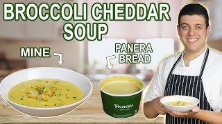 Deliciously Creamy Panera Broccoli Cheddar Soup Recipe [upl. by Melinde680]