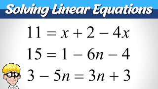 Solving Linear Equations Algebra [upl. by Remmer]