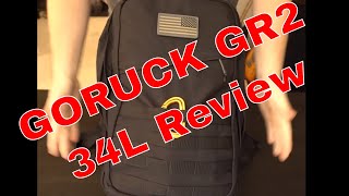 GORUCK GR2 34L Review [upl. by Stockmon]