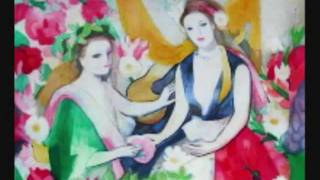 aquarelles de marie laurencin avec offenbachwmv [upl. by Daniella]