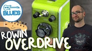 Rowin Overdrive Pedal LEF602B Demo with a Fender Stratocaster [upl. by Scarito]