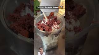 Thick Brownie Shake at 180 Only shorts brownieshake indianstreetfood milkshake shake [upl. by Leban]