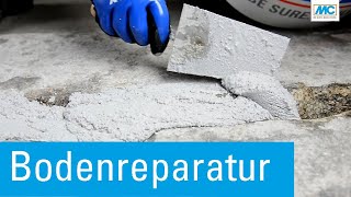 Betonboden schnell reparieren  Bodenreparatur mit Polymerbeton [upl. by Airat]