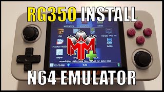 RG350  Retro Game 350 How to Install N64 Emulator Mupen64 [upl. by Yvan]