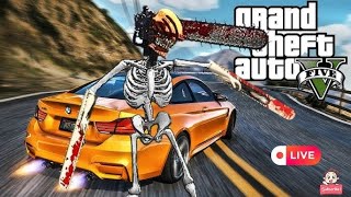 EVIL SKELETON ON THE LOOSE  GTA 5 [upl. by Abby]