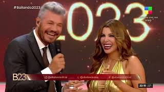 Marcelo Tinelli y Charlotte Caniggia hicieron shots en vivo [upl. by Kataway]