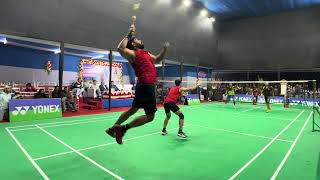 Outdoor badminton Match Keshab amp Abhirup Vs Koushik amp Akash shuttlershubho outdoorbadmintonmatch [upl. by Andrade]