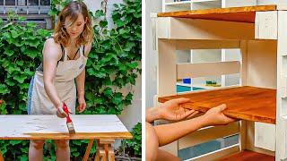 5 muebles de madera DIY para la cocina el salón y el jardín ¡más fácil y rápido de lo que crees [upl. by Lerrehs251]