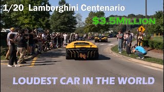 Lamborghini Centenario 120 is So Loud It Could Break Noise Laws in Every Country [upl. by Gelb]