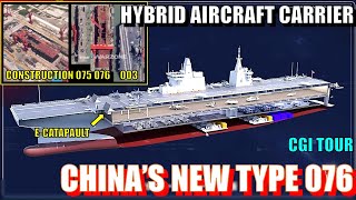 Chinas Type 076 CGI Technical Rundown of the Hybrid Carrier with Electromagnetic Catapult [upl. by Bertram]