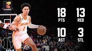 Jalen Johnson Highlights  Celtics vs Hawks  12th Nov 2024 [upl. by Aihsein]