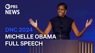 WATCH Michelle Obama speaks at 2024 Democratic National Convention  2024 DNC Night 2 [upl. by Dorkus242]