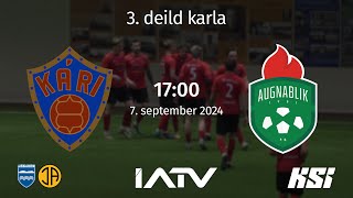 Kári  Augnablik 3 deild karla [upl. by Aizirtap]