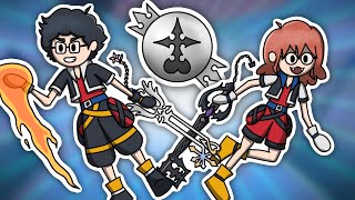 Racing the Data Organization Fights in Kingdom Hearts II [upl. by Nerdna]