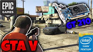 GTA V EN UNA GEFORCE 210 SI SE PUEDE PENTIUM E57006GB RAM [upl. by Bensky]