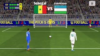 👉Senegal vs Uzbekistan penalty kick  Uzbekistan vs Senegal Highlight [upl. by Ahsiekin]