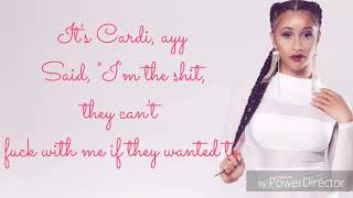 Cardi B  Bodak Yellow Lyrics [upl. by Christal]