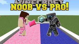 Minecraft NOOB VS PRO  PILLOW FIGHT  MiniGame [upl. by Neerom522]