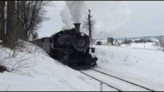 Strasburg Railroad The Virginia Creeper with NampW 382 [upl. by Pendleton699]