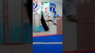 Flying Kick Practice  Taekwondo Training Taekwondo MartialArts FlyingKick Training Shorts [upl. by Nolak]