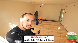 Den Holzboden auf natürliche Weise schützen 🔥 amp Gasflaschen in BG  Ep10 📺 [upl. by Otrebogir]