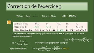 EXERCICES EQUILIBRES CHIMIQUES [upl. by Eiznekcam940]