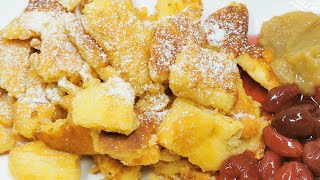 Fluffiger Kaiserschmarrn ganz einfach und megalecker Rezept Kaiserschmarrn aus Österreich [upl. by Justinn]