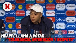 Mbappé quotPido a los jóvenes ir a votar por los valores de respeto e integraciónquot I MARCA [upl. by Eniar]